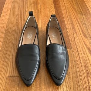 Black loafers